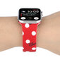 4wrist Watch Band Minnie Black/Red цена и информация | Išmaniųjų laikrodžių ir apyrankių priedai | pigu.lt