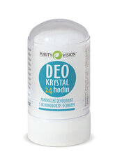 Pieštukinis dezodorantas Deo krystal 24hodin Purity Vision, 120 g kaina ir informacija | Dezodorantai | pigu.lt