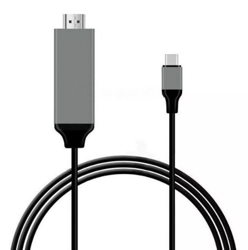 MHL USB-C - HDMI 4k Thunderbolt 3.0, Skirtas Macbook Pro Air Samsung Ir Kt. цена и информация | Kabeliai ir laidai | pigu.lt
