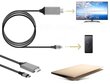 MHL USB-C - HDMI 4k Thunderbolt 3.0, Skirtas Macbook Pro Air Samsung Ir Kt. цена и информация | Kabeliai ir laidai | pigu.lt