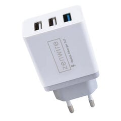 Quick Charge 3.0 Fast 3x USB Telefono Įkroviklis цена и информация | Зарядные устройства для телефонов | pigu.lt