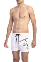 Karl Lagerfeld Пляжные шорты Short Boardshort White XXL цена и информация | Плавки, плавательные шорты | pigu.lt