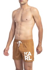 Karl Lagerfeld Пляжные шорты Short Boardshort Brown XXL цена и информация | Шорты для плавания, обтягивающие | pigu.lt