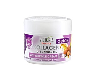 Veido kremas Victoria Beauty Detox Q10 ir argano aliejumi, 40-55 kaina ir informacija | Veido kremai | pigu.lt