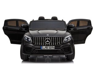 Dvivietis elektromobilis Mercedes GLC 63S, juodas lakuotas kaina ir informacija | Elektromobiliai vaikams | pigu.lt