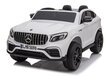 Dvivietis elektromobilis Mercedes GLC 63S, baltas kaina ir informacija | Elektromobiliai vaikams | pigu.lt