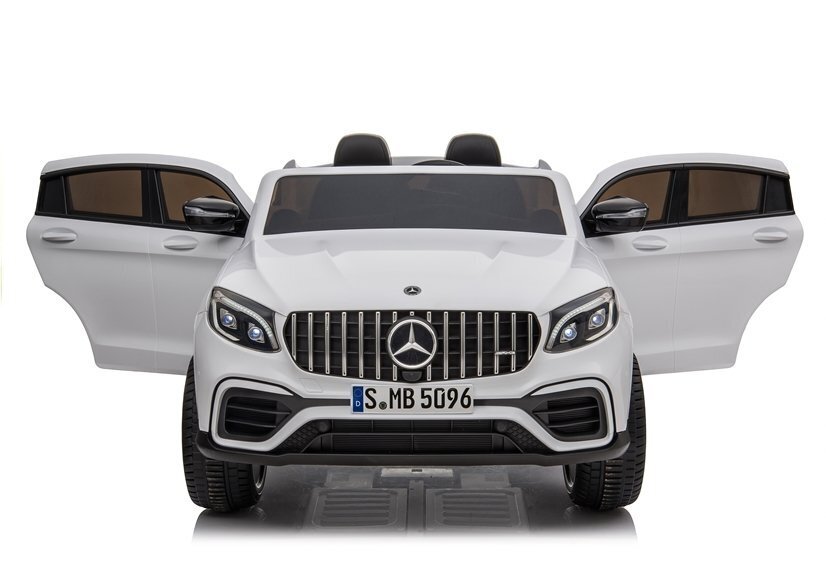 Dvivietis elektromobilis Mercedes GLC 63S, baltas цена и информация | Elektromobiliai vaikams | pigu.lt