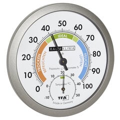 Termo-higrometras TFA 45.2042.50 kaina ir informacija | Meteorologinės stotelės, termometrai | pigu.lt