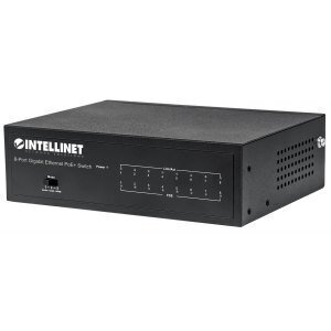 Jungiklis Intellinet Gigabit Switch 8x 1000Mbps RJ45 PoE/PoE+ 60W VLAN kaina ir informacija | Komutatoriai (Switch) | pigu.lt