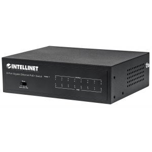 Jungiklis Intellinet Gigabit Switch 8x 1000Mbps RJ45 PoE/PoE+ 60W VLAN цена и информация | Komutatoriai (Switch) | pigu.lt