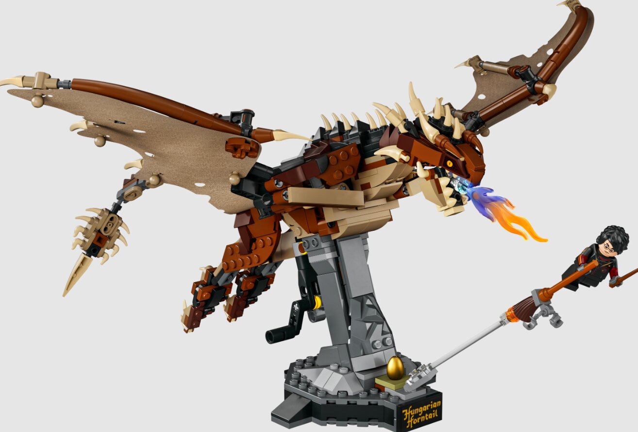 76406 LEGO® Harry Potter Vengrijos ragauodegis drakonas kaina ir informacija | Konstruktoriai ir kaladėlės | pigu.lt