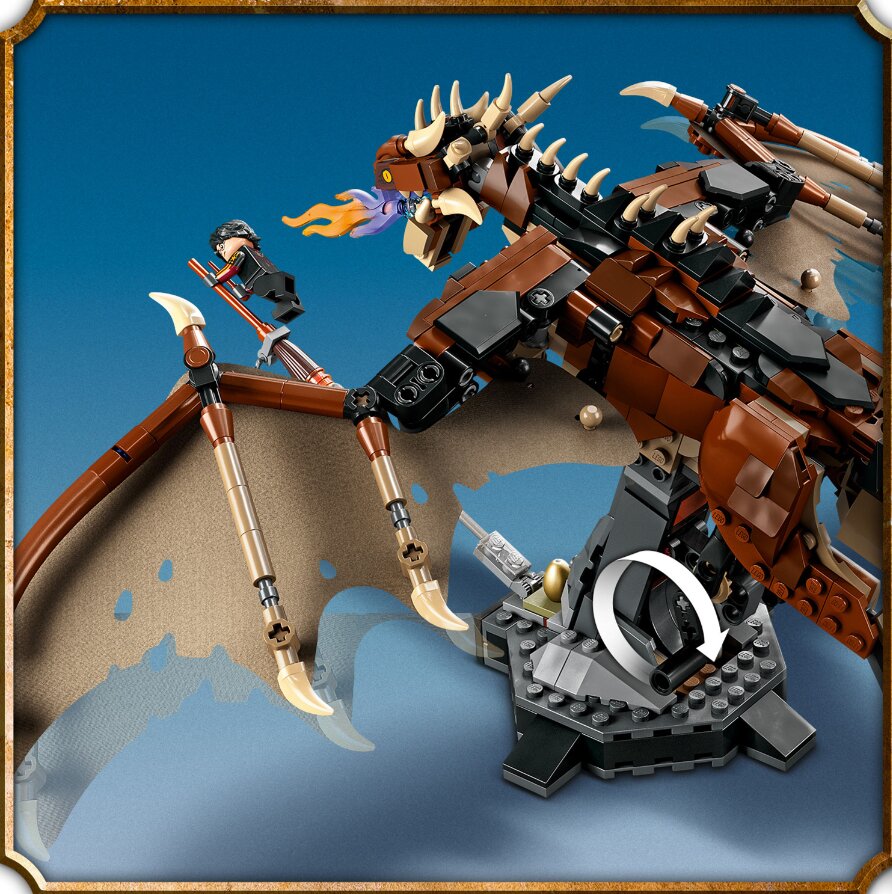 76406 LEGO® Harry Potter Vengrijos ragauodegis drakonas kaina ir informacija | Konstruktoriai ir kaladėlės | pigu.lt