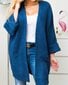 Oversize stiliaus kardiganas moterims, mėlynas цена и информация | Megztiniai moterims | pigu.lt