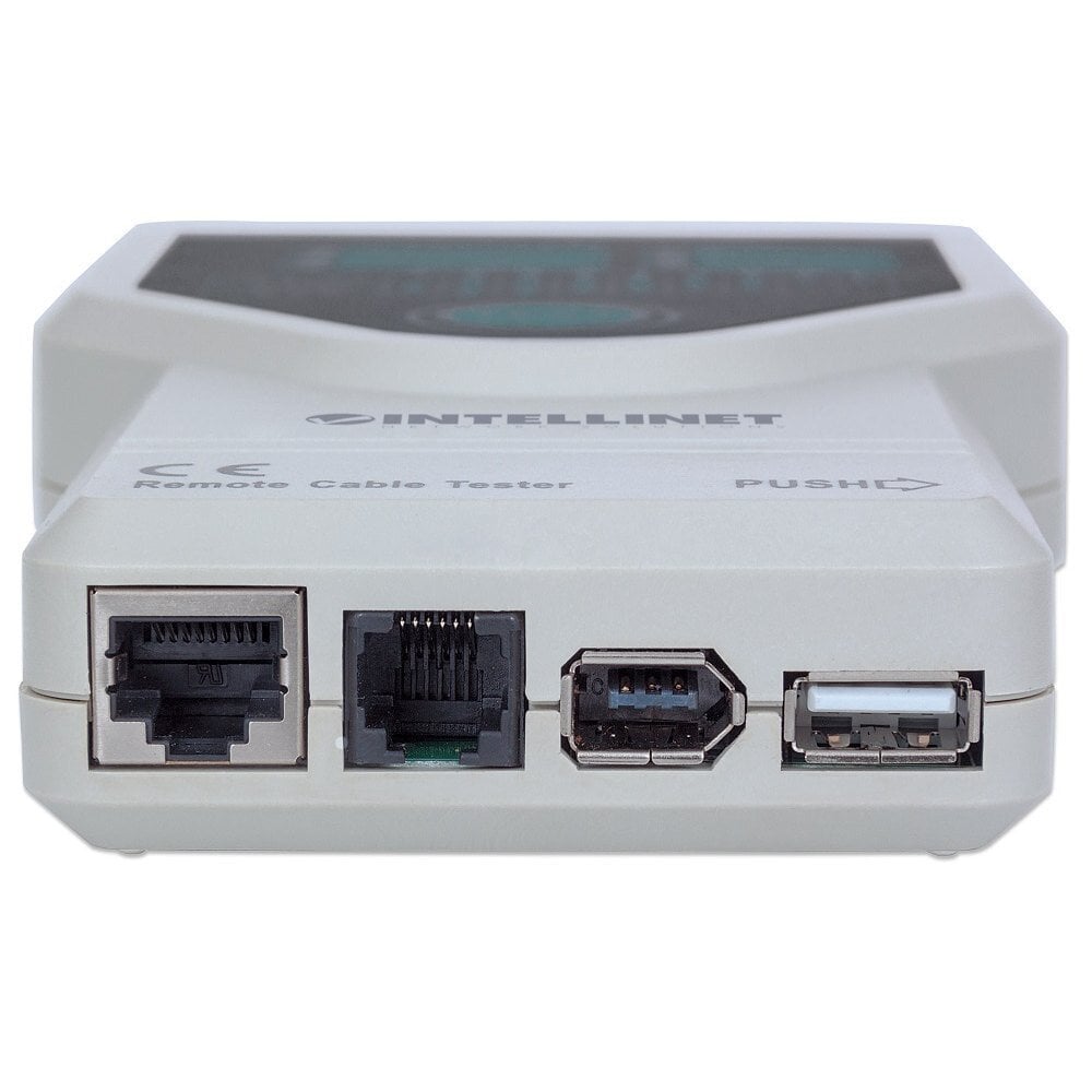 Testeris Intellinet 5-in-1 RJ11/RJ45/USB/1394/BNC kaina ir informacija | Kabeliai ir laidai | pigu.lt