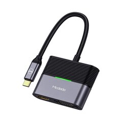 "Mcdodo" USB-C ir VGA + HDMI 4K adapteris HU-7720 kaina ir informacija | Adapteriai, USB šakotuvai | pigu.lt
