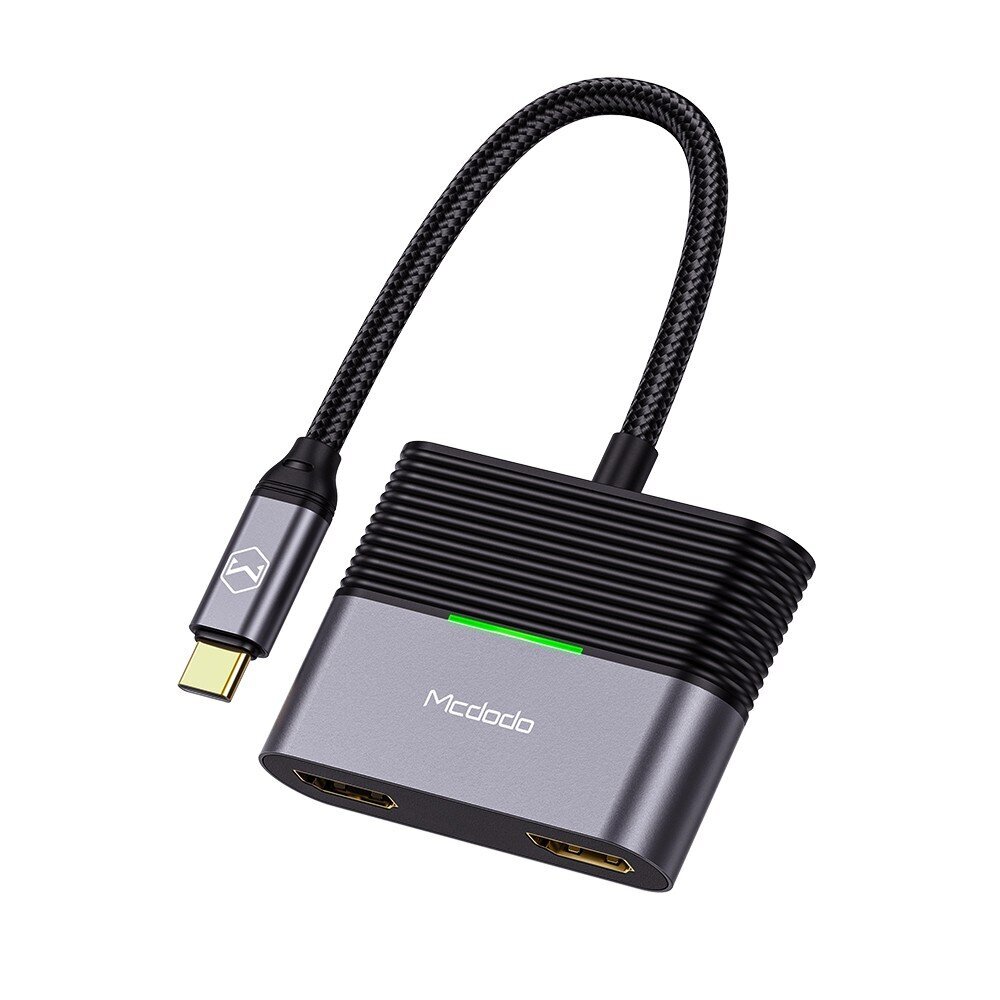 "Mcdodo Rocky" serijos USB-C ir 2x HDMI 4K 60Hz adapteris HU-7390 цена и информация | Adapteriai, USB šakotuvai | pigu.lt