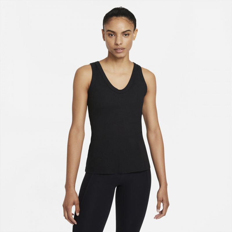 Sportiniai marškinėliai Nike Yoga Luxe W DD5545-010, juodi цена