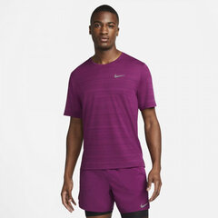 Sportiniai marškinėliai vyrams Nike Dri-Fit Miler Men's Running Top CU5992-610, violetiniai цена и информация | Мужская спортивная одежда | pigu.lt