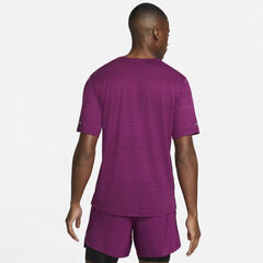 Sportiniai marškinėliai vyrams Nike Dri-Fit Miler Men's Running Top CU5992-610, violetiniai kaina ir informacija | Sportinė apranga vyrams | pigu.lt