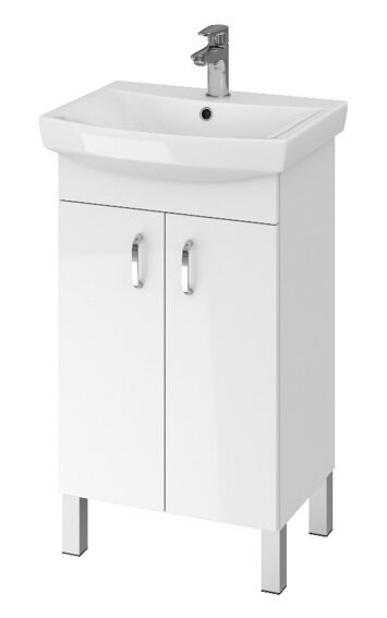 Vonios kambario spintelė su praustuvu Cersanit A21 CARINA 50, balta цена и информация | Vonios spintelės | pigu.lt