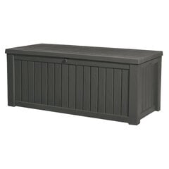 Ящик для хранения Rockwood Storage Box, 570 л, серый цена и информация | Ящики для вещей | pigu.lt