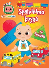 Spalvinimo knyga su lipdukais цена и информация | Книжки - раскраски | pigu.lt