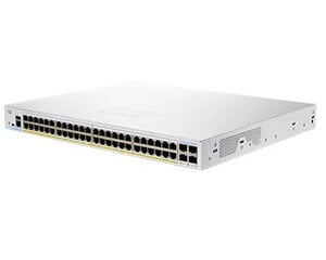 Сетевой коммутатор Cisco CBS250-48PP-4G-EU Управляемый L2/L3 Gigabit Ethernet (10/100/1000), серебристый цена и информация | Коммутаторы (Switch) | pigu.lt