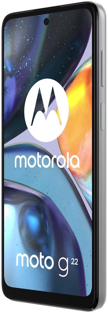 Motorola Moto G22 64GB, Dual SIM, White kaina ir informacija | Mobilieji telefonai | pigu.lt