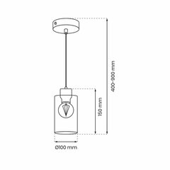Milagro pakabinamas šviestuvas Madera kaina ir informacija | Pakabinami šviestuvai | pigu.lt