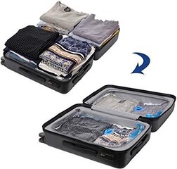 Вакуумные мешки, 60x80 см, 12 шт. цена и информация | Вешалки и мешки для одежды | pigu.lt