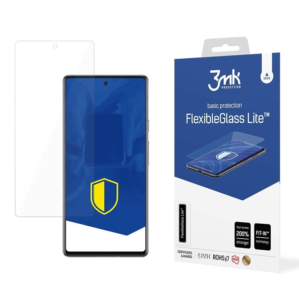 Apsauginis stiklas Google Pixel 6a - 3mk FlexibleGlass Lite™ screen protector kaina ir informacija | Apsauginės plėvelės telefonams | pigu.lt