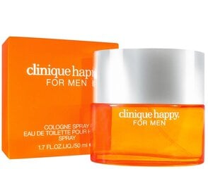 Мужская парфюмерия Clinique Happy EDT (50 мл) цена и информация | Clinique Бытовая техника и электроника | pigu.lt