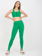 Женские леггинсы, зеленые  цена и информация | Спортивная одежда для женщин | pigu.lt