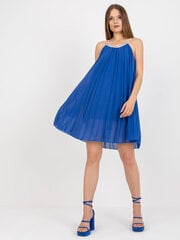 Женское темно-синее повседневное платье цена и информация | Платья | pigu.lt