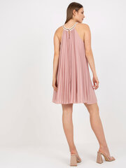 Женское светло-розовое повседневное платье цена и информация | Платья | pigu.lt