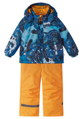 Зимний комплект Lassie для детей RAIKU, синий/желтый цена и информация | Зимняя одежда для детей | pigu.lt