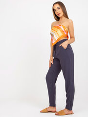 Женские брюки графит из ткани цена и информация | Женские брюки | pigu.lt