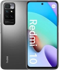 Xiaomi Redmi 10 4G Dual SIM 4/64GB MZB0A6NEU Carbon Grey цена и информация | Мобильные телефоны | pigu.lt