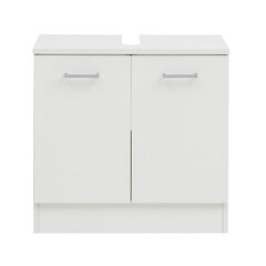 Шкаф под раковину Lorenz, белый цена и информация | Шкафчики для ванной | pigu.lt