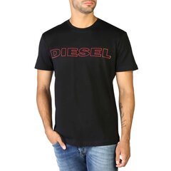 Футболка мужская Diesel, черная цена и информация | Мужские футболки | pigu.lt