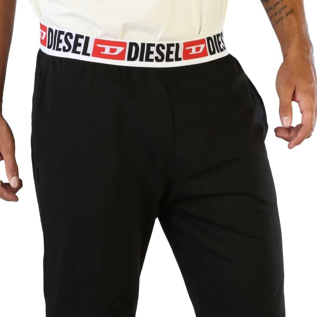 Sportinės kelnės vyrams Diesel, juodos цена и информация | Sportinė apranga vyrams | pigu.lt