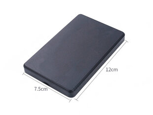 Kietojo disko korpusas HDD 2,5" SATA, juodas kaina ir informacija | Išoriniai kietieji diskai (SSD, HDD) | pigu.lt