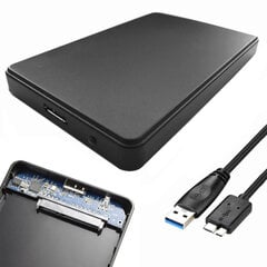 Корпус жесткого диска HDD 3.5" SATA, черный цена и информация | Жёсткие диски (SSD, HDD) | pigu.lt