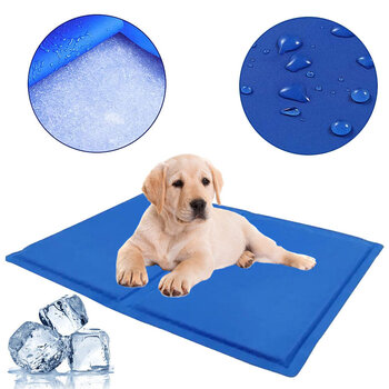 Vėsinamasis kilimėlis šunims su geliu, 65cm kaina ir informacija | Guoliai, pagalvėlės | pigu.lt