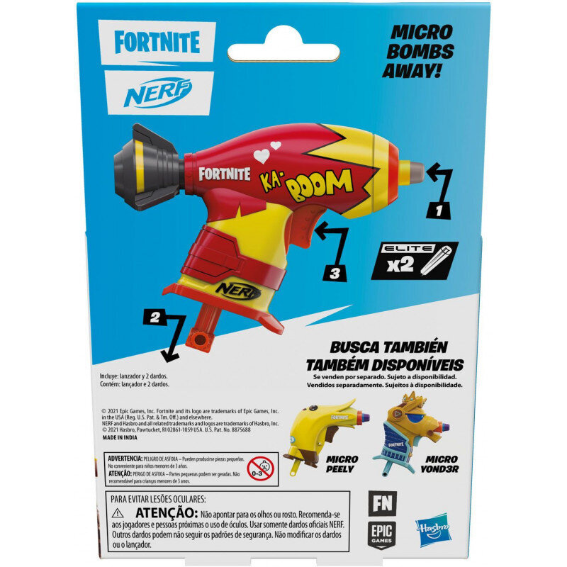 Žaislinis šautuvas Hasbro Nerf Fortnite kaina ir informacija | Žaislai berniukams | pigu.lt