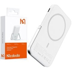 Mcdodo GoPower Powerbank 5000mAh PD 3.0 Для IPhone 12 13 MagSafe белый цена и информация | Зарядные устройства Power bank | pigu.lt