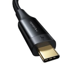 "McDodo Thunderbolt 2" USB-C 100W 5K 40GB 0,8M telefono kabelis juodas CA-8760 kaina ir informacija | Laidai telefonams | pigu.lt