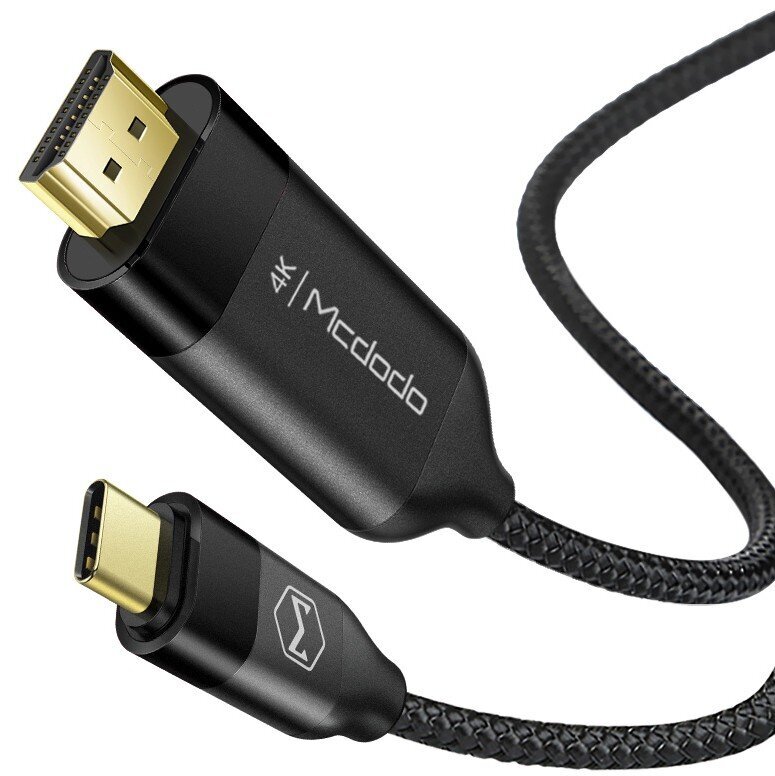 MCDODO USB-C į HDMI 4K 60Hz 2M jungiamasis kabelis CA-5880 цена и информация | Priedai vaizdo kameroms | pigu.lt