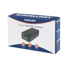 Maitinimo adapteris Intellinet Ultra PoE+ 60W 1x Gigabit RJ45 802.3B kaina ir informacija | Adapteriai, USB šakotuvai | pigu.lt