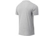 Marškinėliai vyrams New Balance Classic Nb Tee 1M MT03919AG, pilki цена и информация | Vyriški marškinėliai | pigu.lt